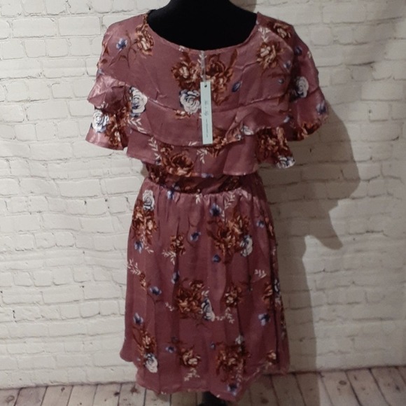 HOST PICK 2021 NWT she+sky silky mauve dress - Picture 5 of 7